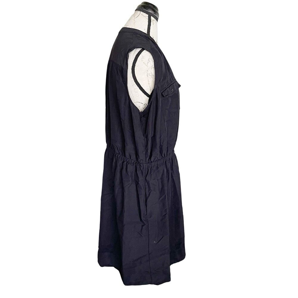 Old navy Womens Dress Sz XL Sleeveless Utility Minimalist Minimal Casual Preppy - Picture 3 of 11